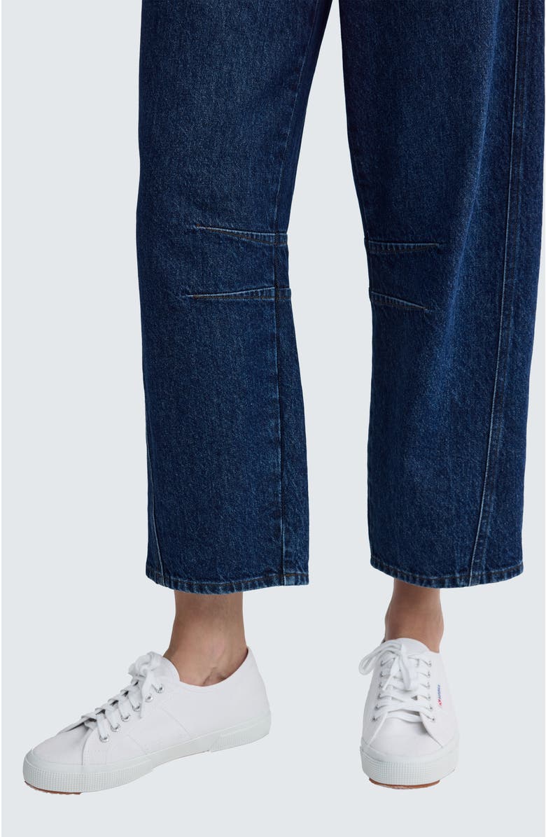 LUUKAA Lennon Structured Denim Pants, Alternate, color, Indigo Denim
