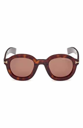 Raffa 46mm Round Sunglasses