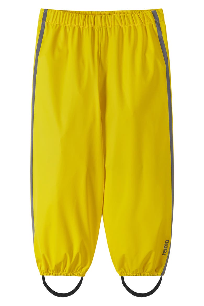 Kids' Oja Stirrup Rain Pants, Main, color, YELLOW
