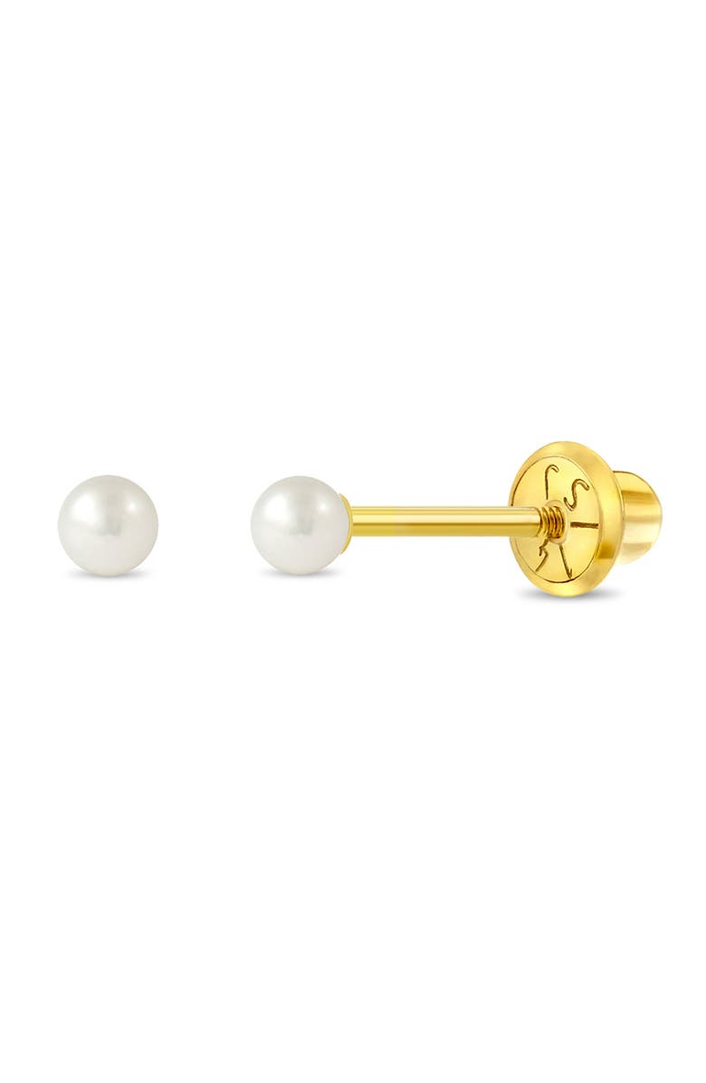 In Season Jewelry 14k Classic Cultured Pearl Earrings, Alternate, color,