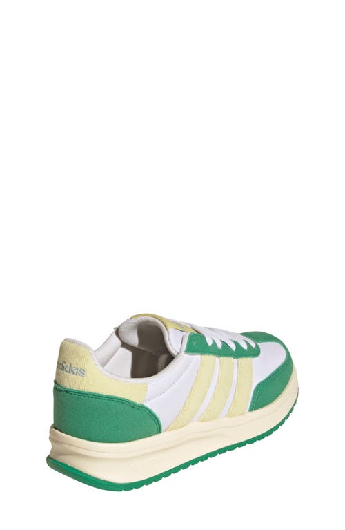 Adidas Originals Adidas Kids' Run '70s 2-0 Sneaker In White/powder Yellow/green