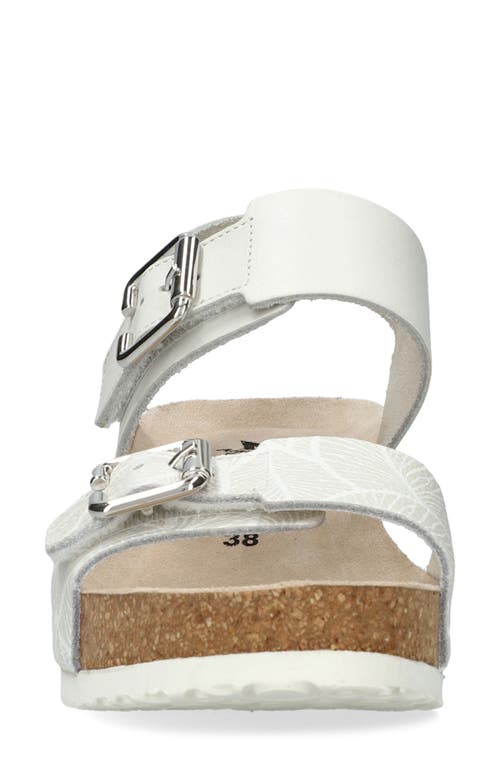 Mephisto Women's Lissandra Wedge Sandals In Silver In White