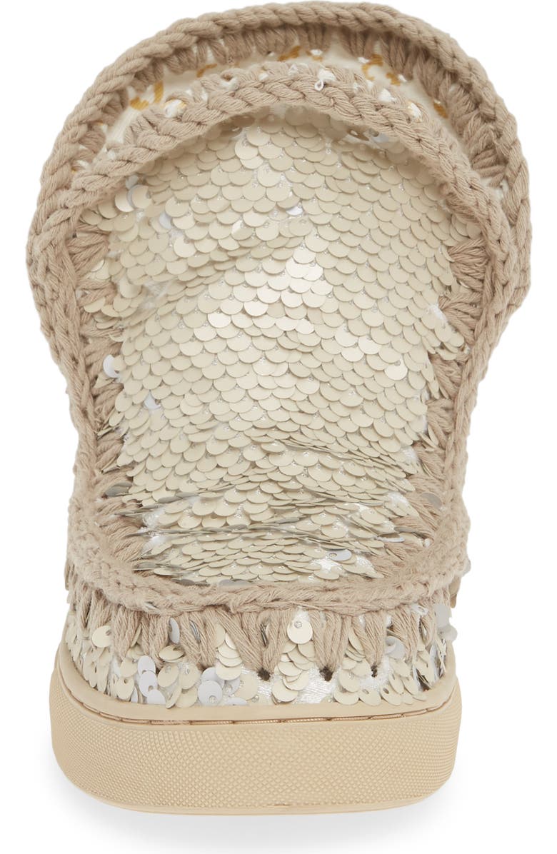 Mou Sequin Sneaker Boot, Alternate, color,