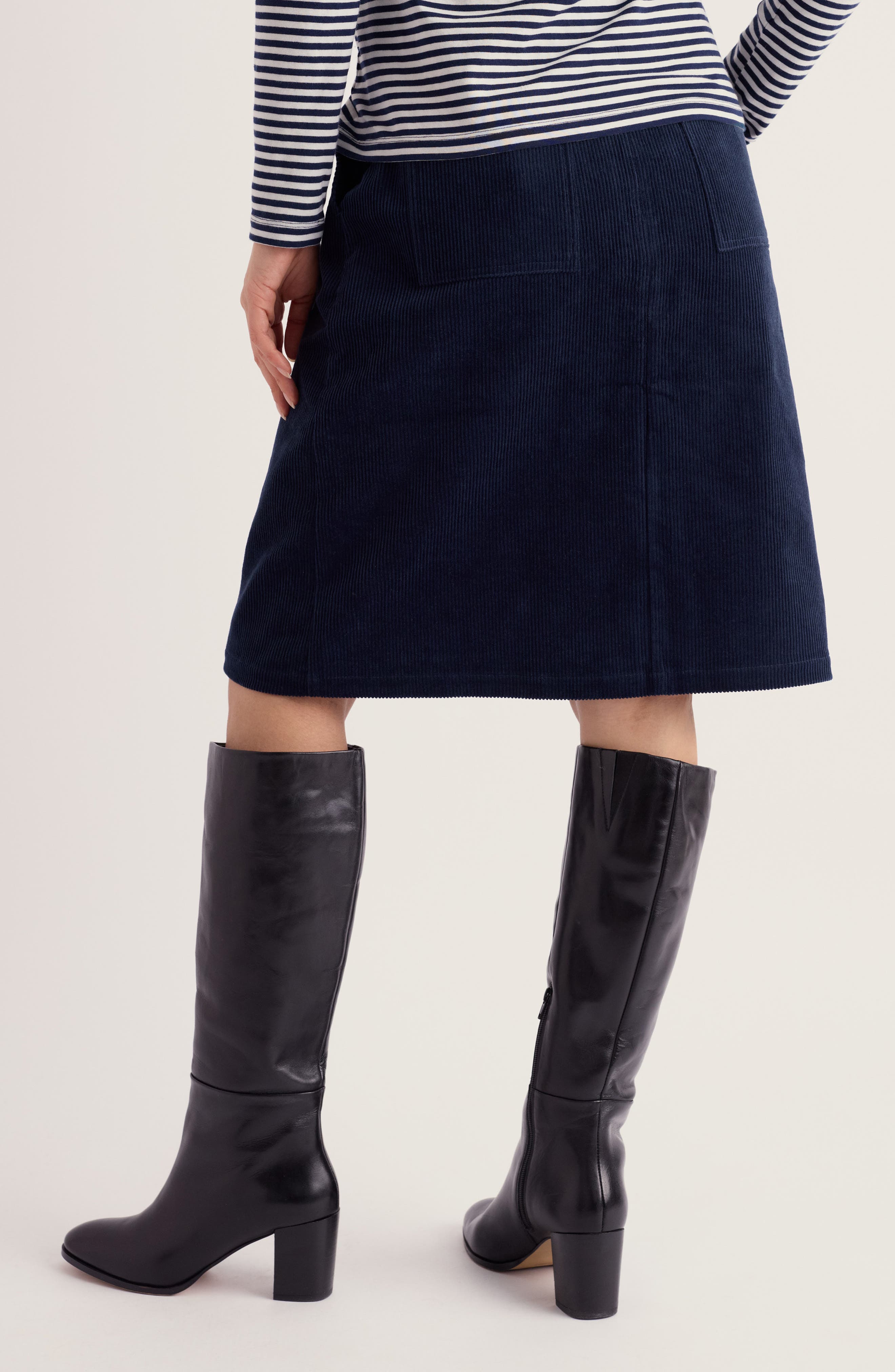 Seasalt Cornwall Dovetail Organic Cotton Corduroy Skirt (Women) | Nordstrom