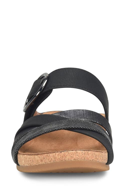 Eurosoft Genalyn Slide Sandal In Black