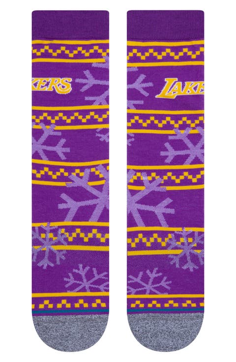 Los Angeles Lakers Crew Socks