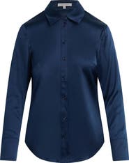 Favorite Daughter The Bailey Silk Blend Shirt