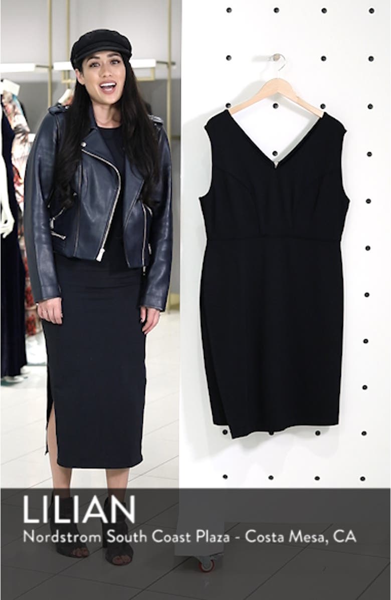 Aliyah Wrap Skirt Body-Con Dress, sales video thumbnail