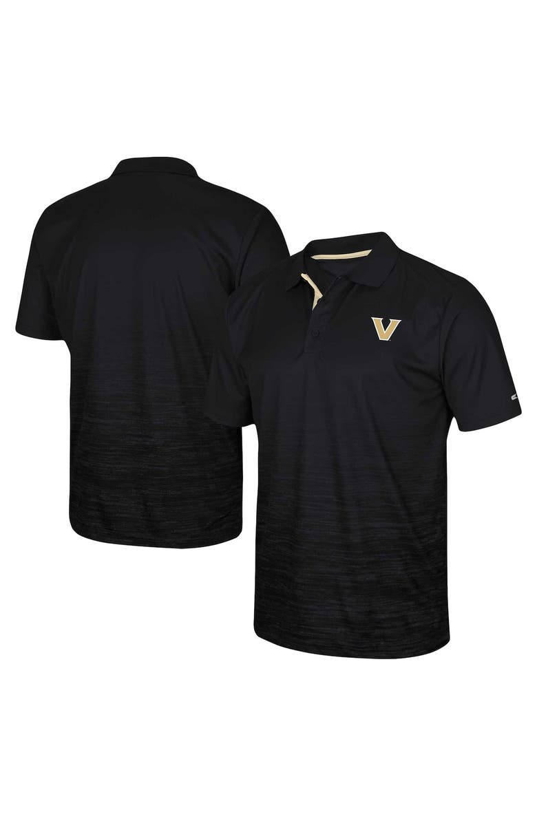 COLOSSEUM Men's Colosseum  Black Vanderbilt Commodores Marshall Polo, Alternate, color, Black