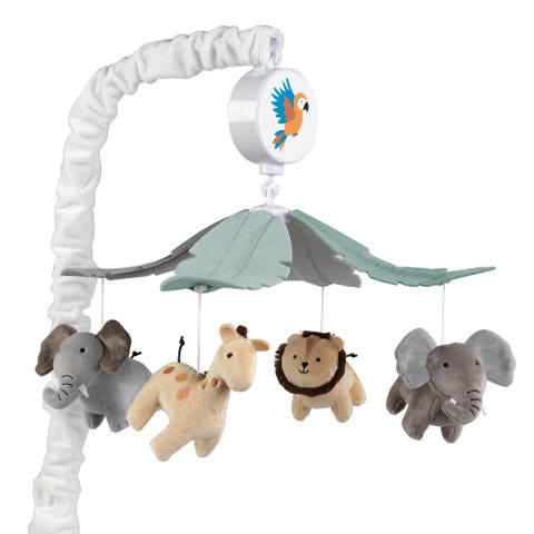 Jungle Friends Musical Baby Crib Mobile Animals Soother Toy