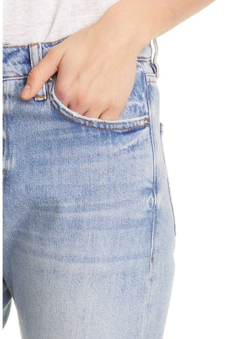 Le Pixie Slouch High Waist Straight Leg Jeans, Alternate, color, ICEBURG