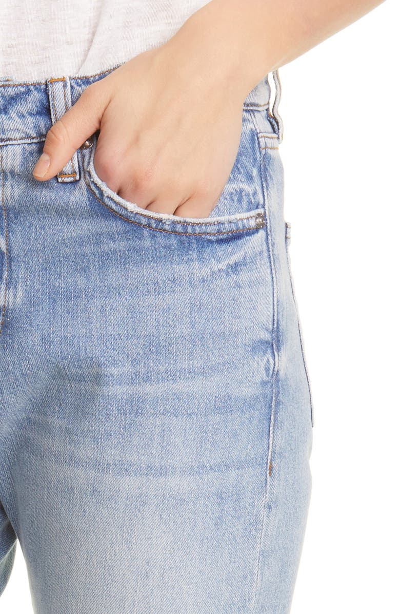 FRAME Le Pixie Slouch High Waist Straight Leg Jeans, Alternate, color,