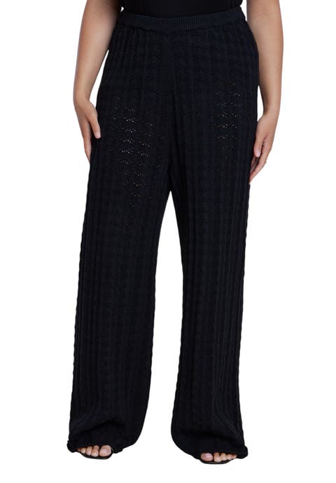 Pointelle Stitch Sweater Pant