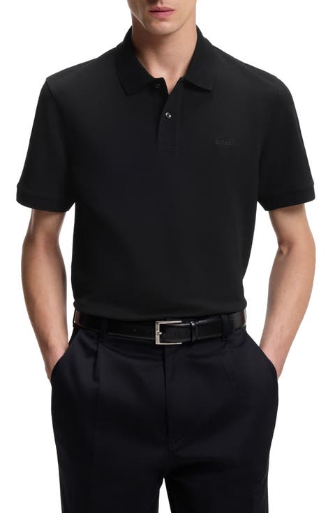 Pallas Solid Cotton Piqué Polo