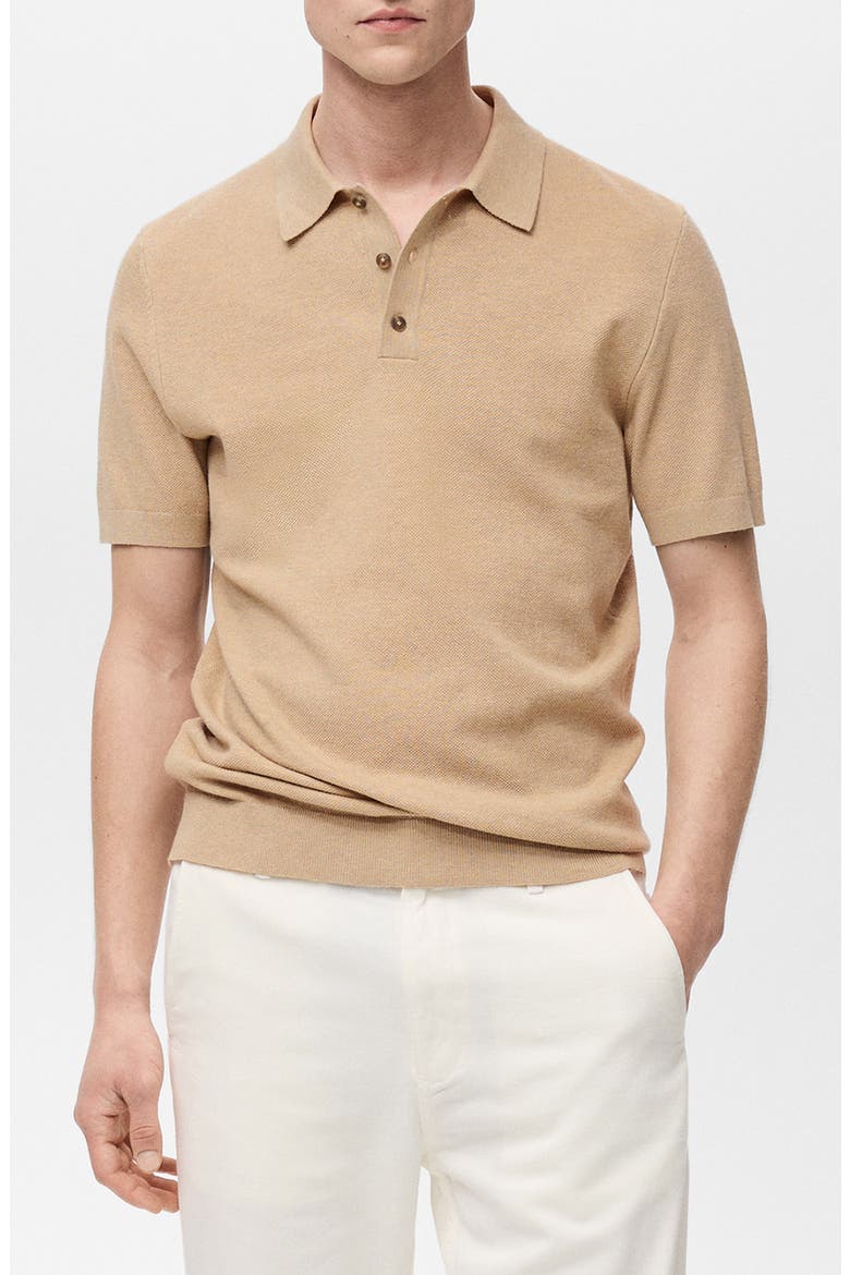 Slim Fit Polo, Main, color, BEIGE