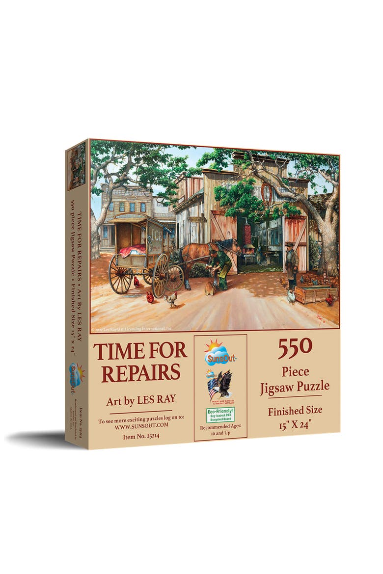 Time for Repairs 550 piece Jigsaw Puzzle for Adults, Main, color, Multicolor