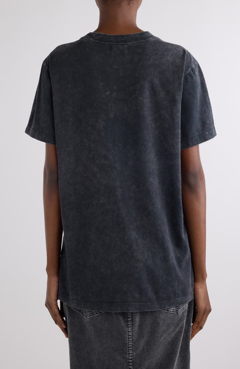 Isabel Marant Étoile Zoeline Cotton Graphic T-Shirt, Alternate, color, Faded Black