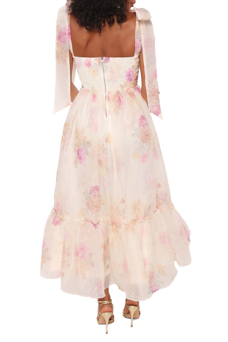 Floret Sleeveless Maxi Dress, Alternate, color, YELLOW FLORAL
