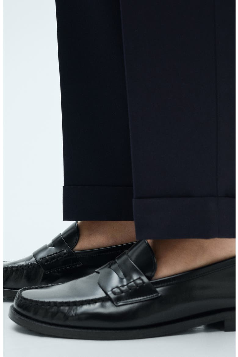Straight Leg Suit Pants, Alternate, color, DARK NAVY