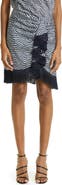 Cinq à Sept Lesly Ruched Fringe Skirt