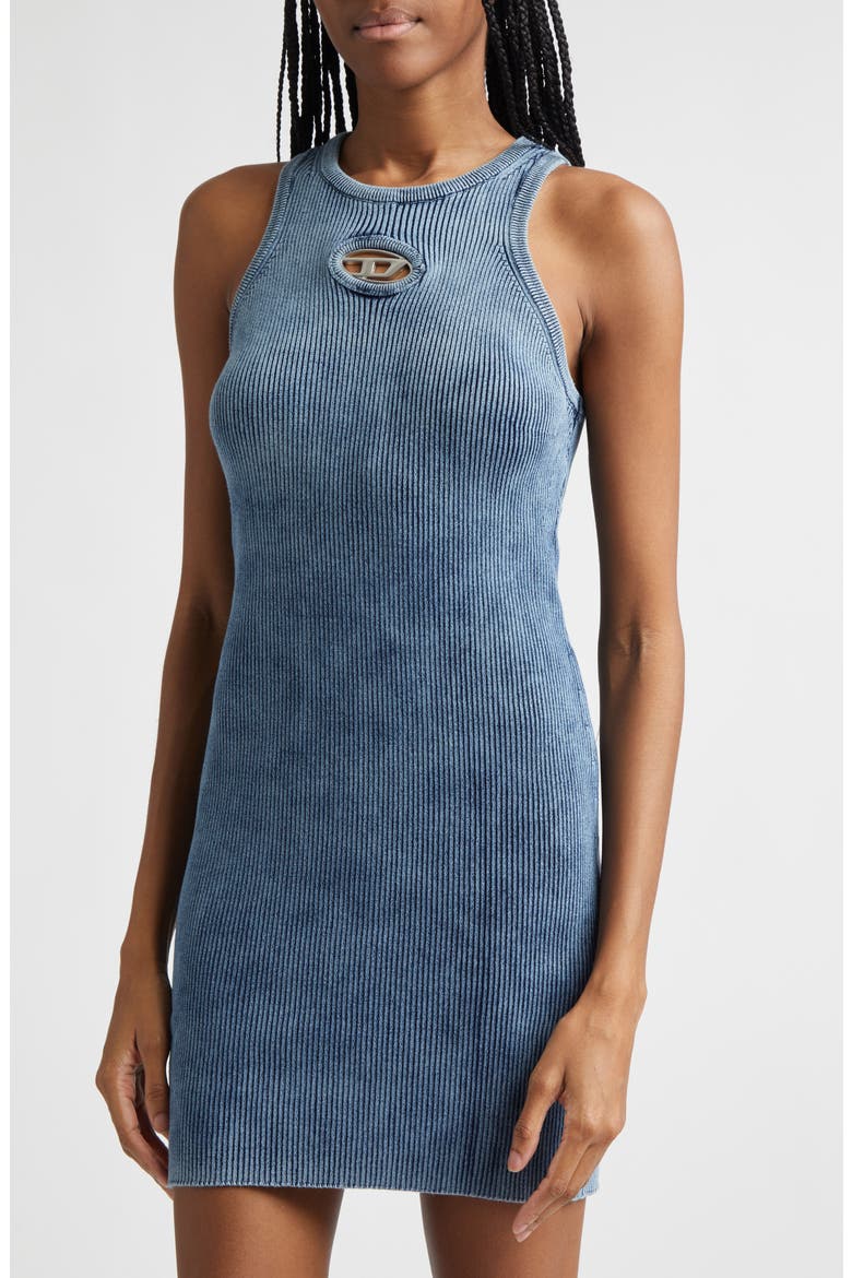 M-Anchorage-SL Rib Body-Con Minidress, Alternate, color, PEACOAT BLUE