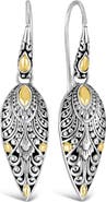 DEVATA Angel Wings Earrings in Sterling Silver and 18K Gold