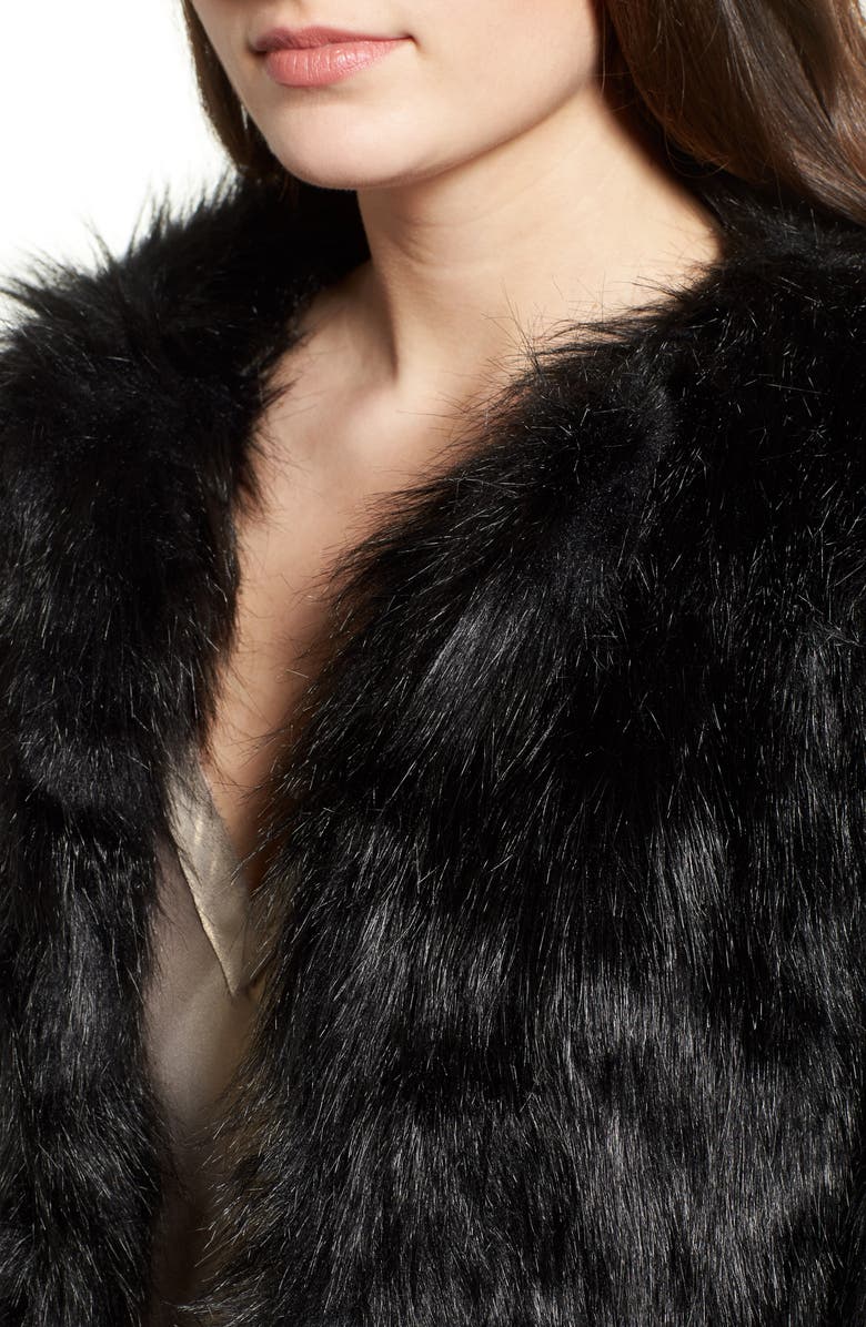 Love, Fire Fire Faux Fur Jacket, Alternate, color, 