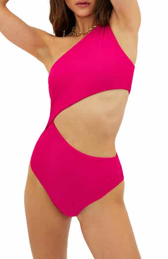 Beach Riot Celine Cutout One-Shoulder One-Piece Swimsuit