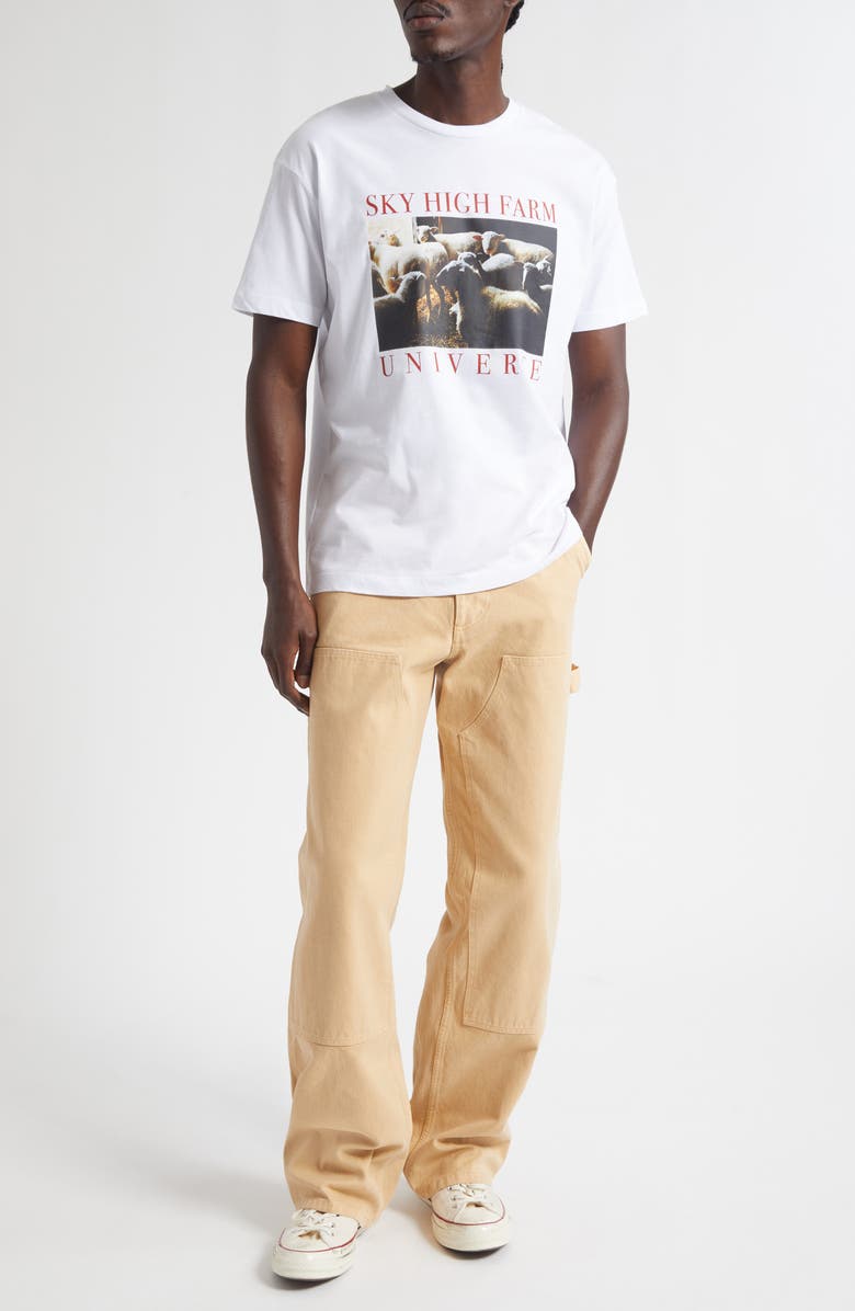 Sky High Farm Workwear Gender Inclusive Canvas Carpenter Pants, Alternate, color, Beige