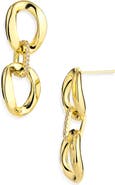 Panacea Crystal Link Drop Earrings