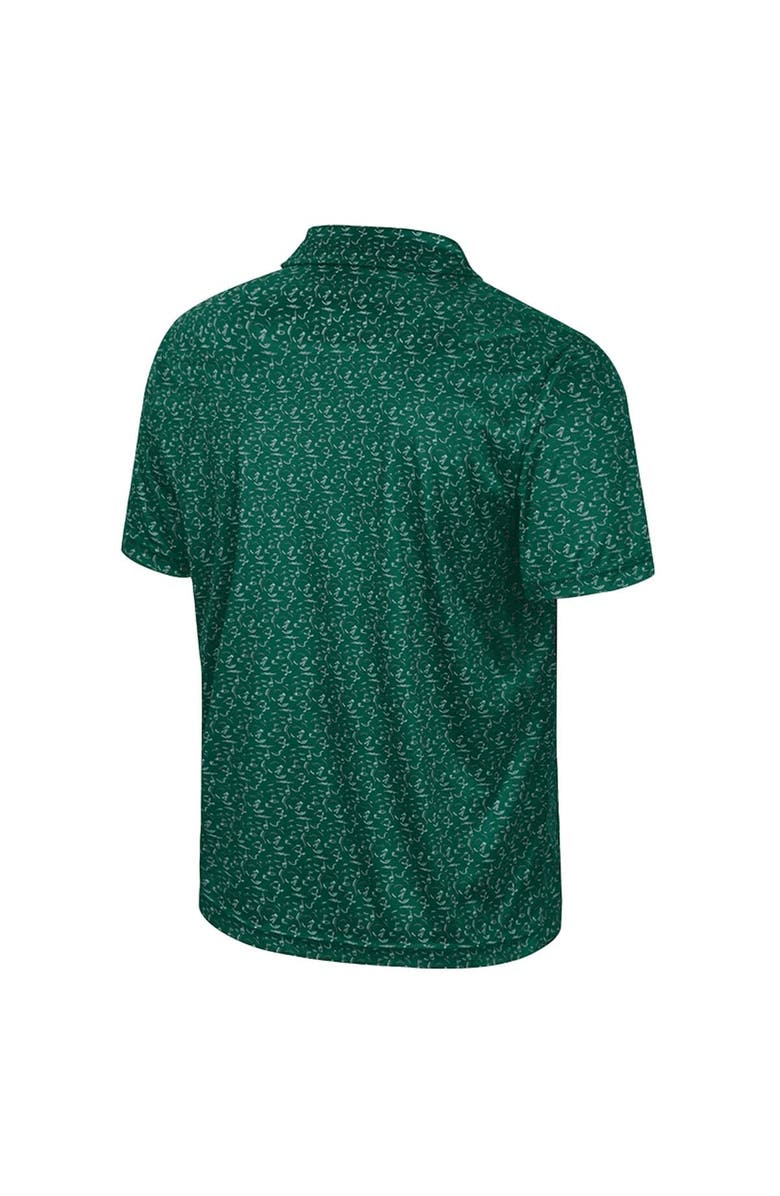 COLOSSEUM Men's Colosseum Green Colorado State Rams Sublimated Golf Polo, Alternate, color, 