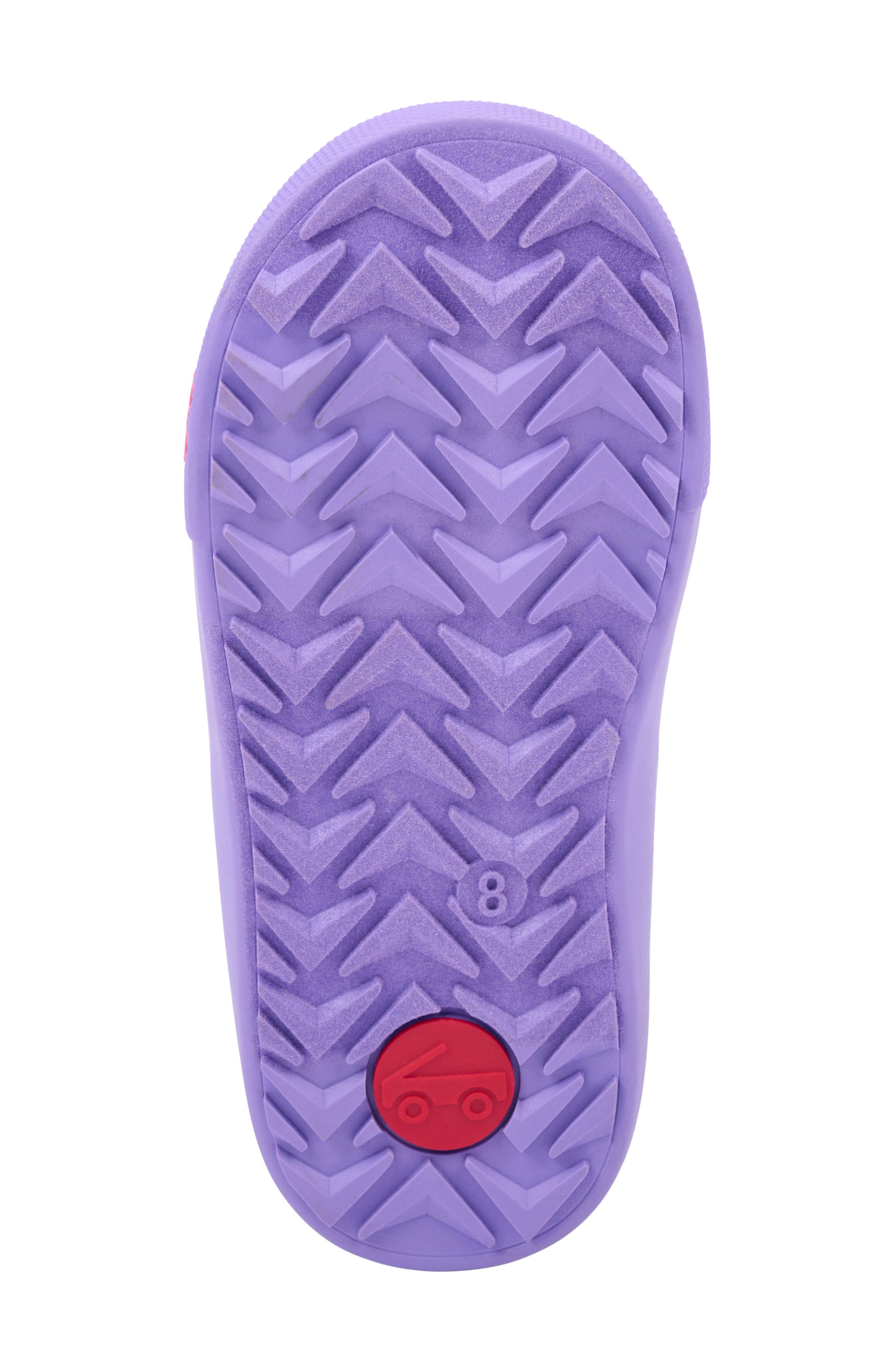 Kids' Ame Waterproof Rain Boot, Alternate, color, PURPLE SUPERSTARS