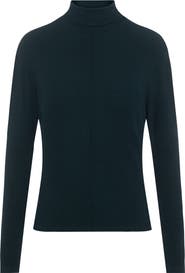 E.U.X. Exclusive Dolman Sleeve Turtleneck Thin Knit Sweater