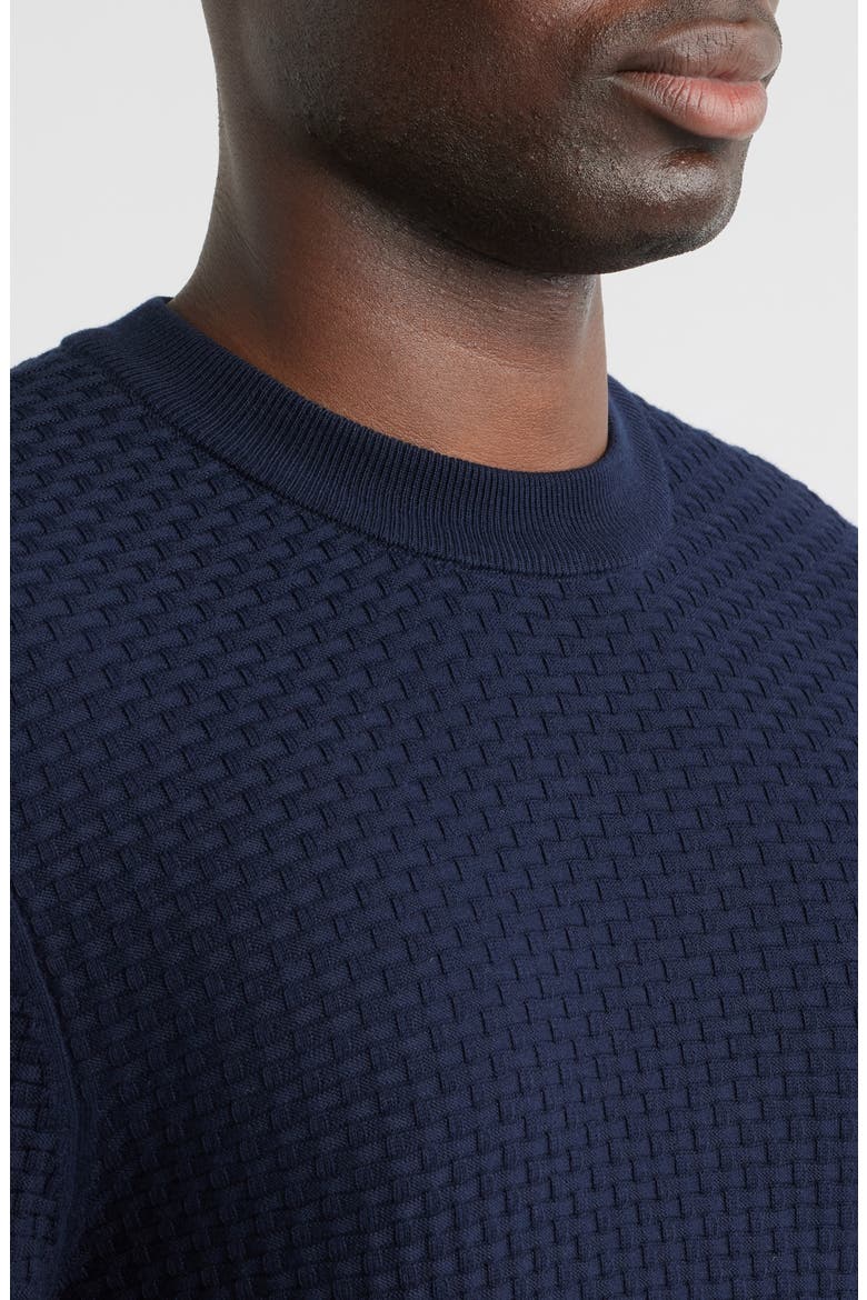 Imberto Textured Sweater, Alternate, color, DARK BLUE