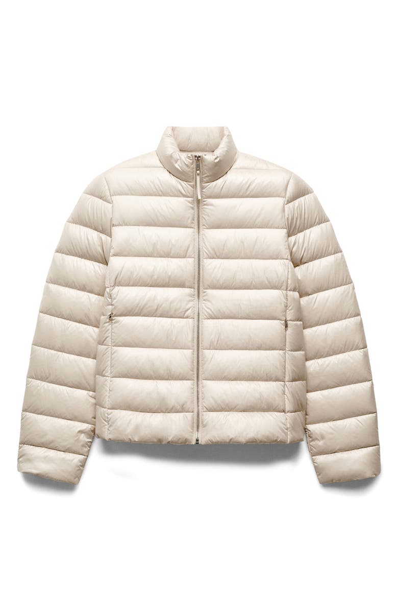 MANGO Water Repellent Down Puffer Jacket, Alternate, color, 