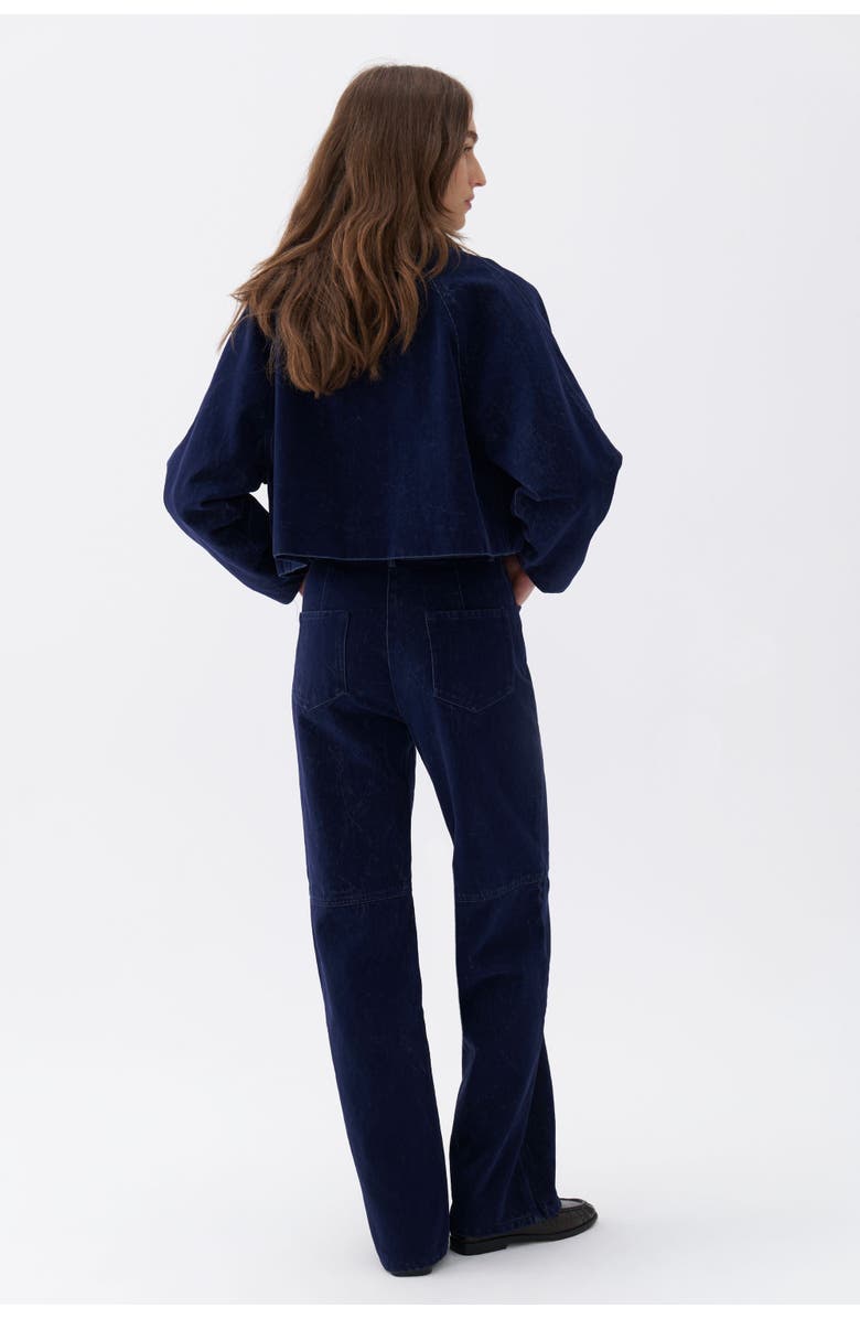 Nocturne Velvet Boyfriend Pants, Alternate, color, 