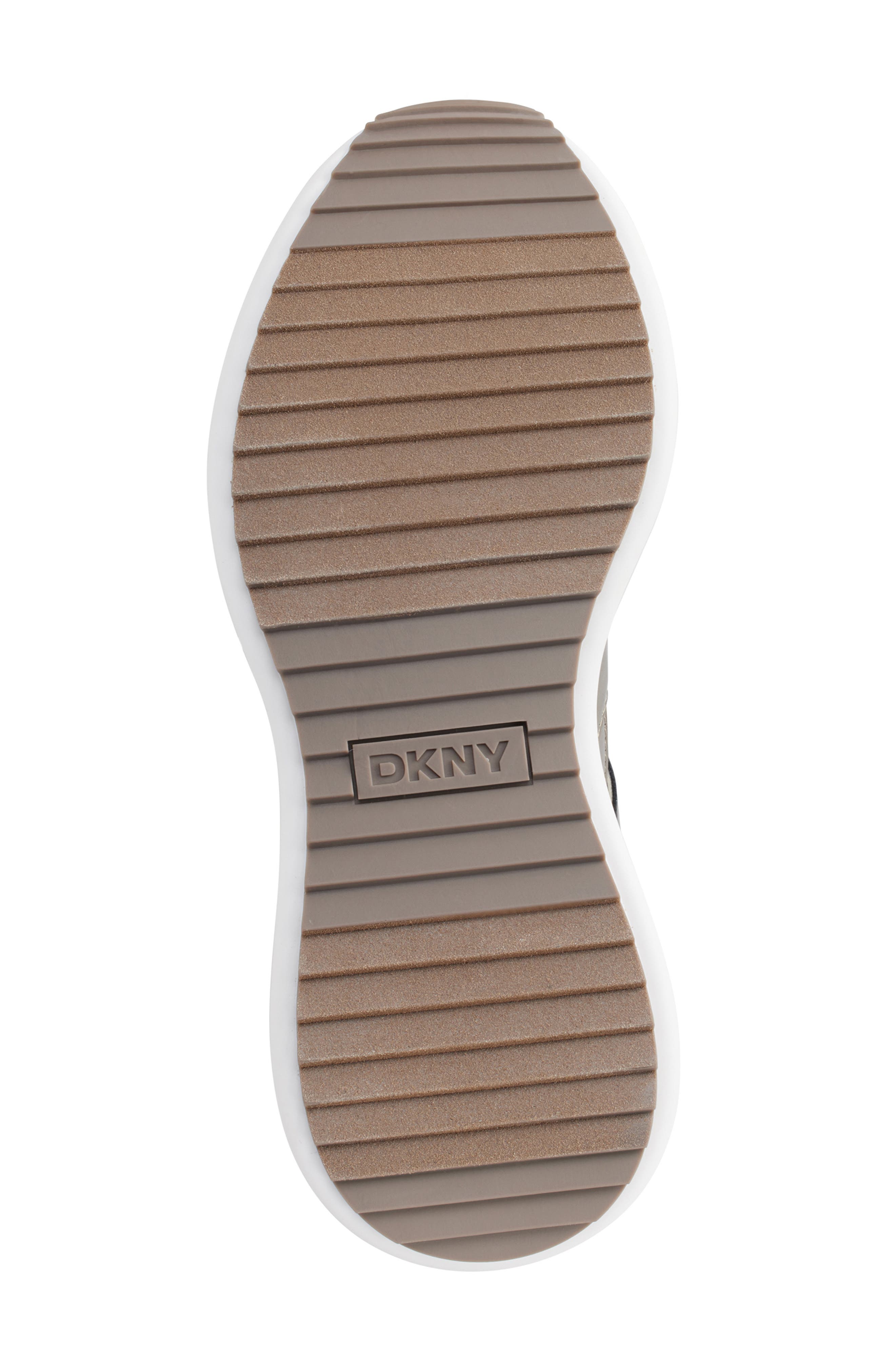 DKNY Zofi Platform Wedge Sneaker, Alternate, color, Ash