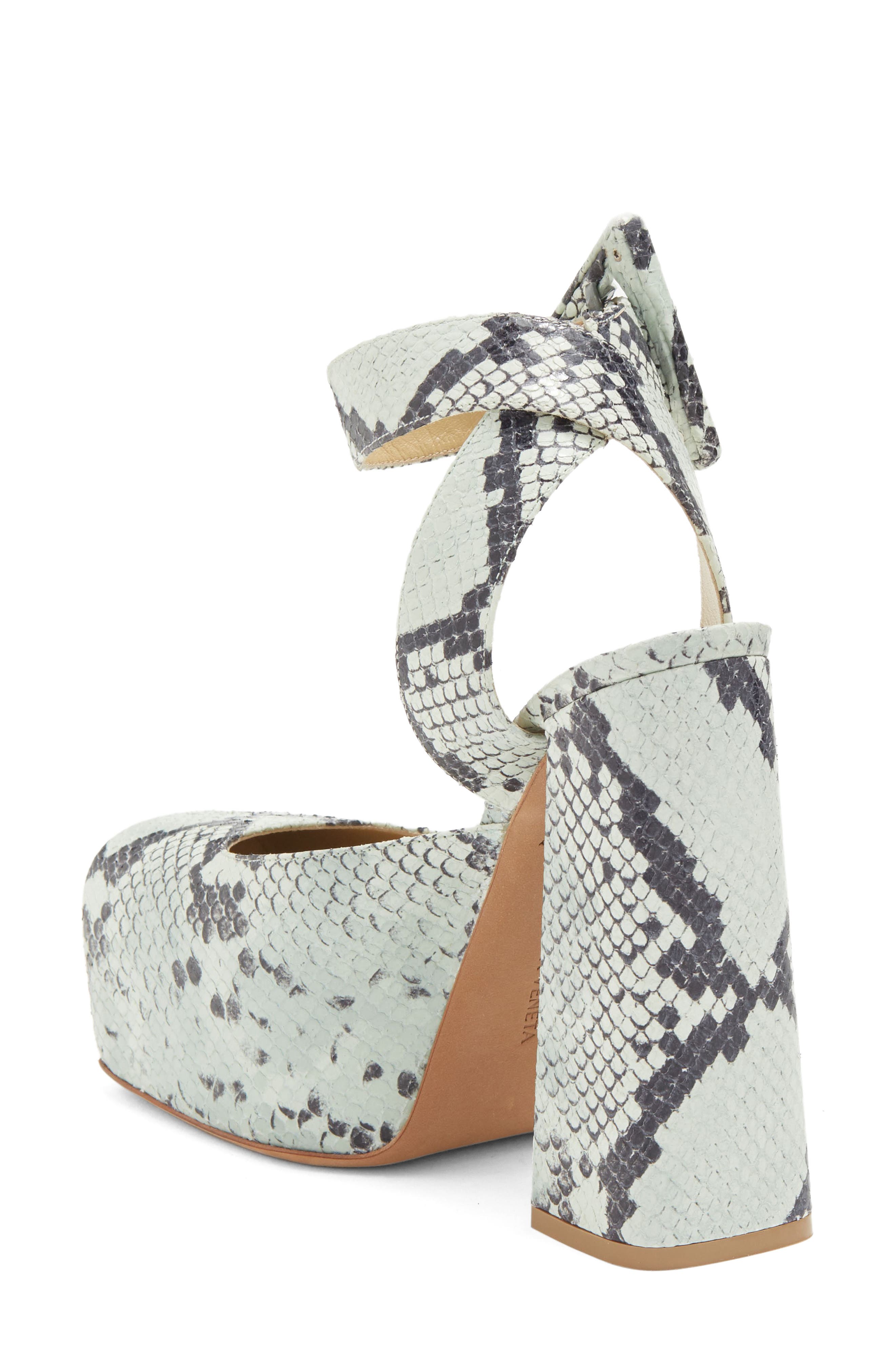 Bottega Veneta Snake Print Tower Pump, Alternate, color, 