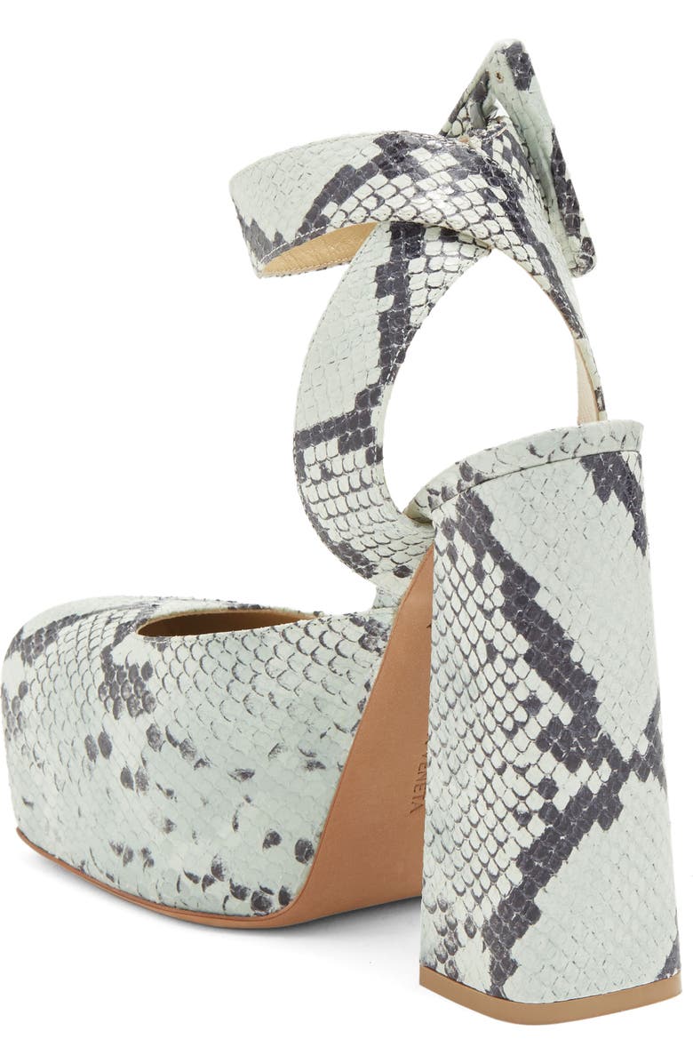 Bottega Veneta Snake Print Tower Pump, Alternate, color,