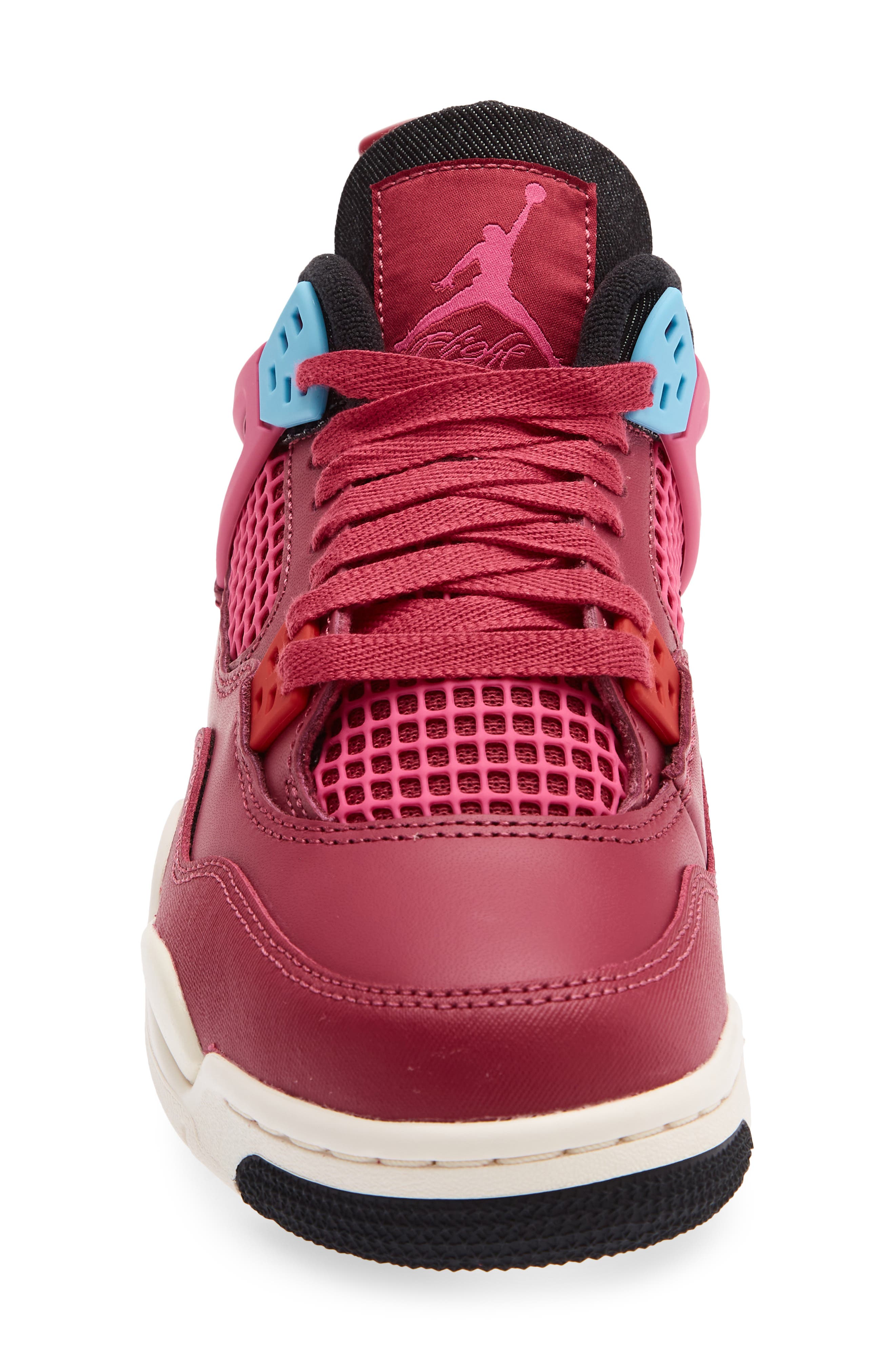Kids' Air Jordan 4 Retro Basketball Sneaker, Alternate, color, SWEET BEET/ PINK/ OFF NOIR