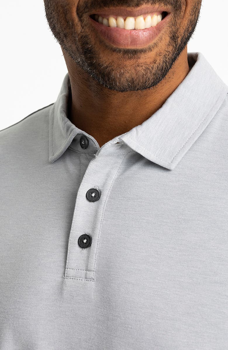 Free Fly Flex Polo II, Alternate, color, Heather Aspen Grey