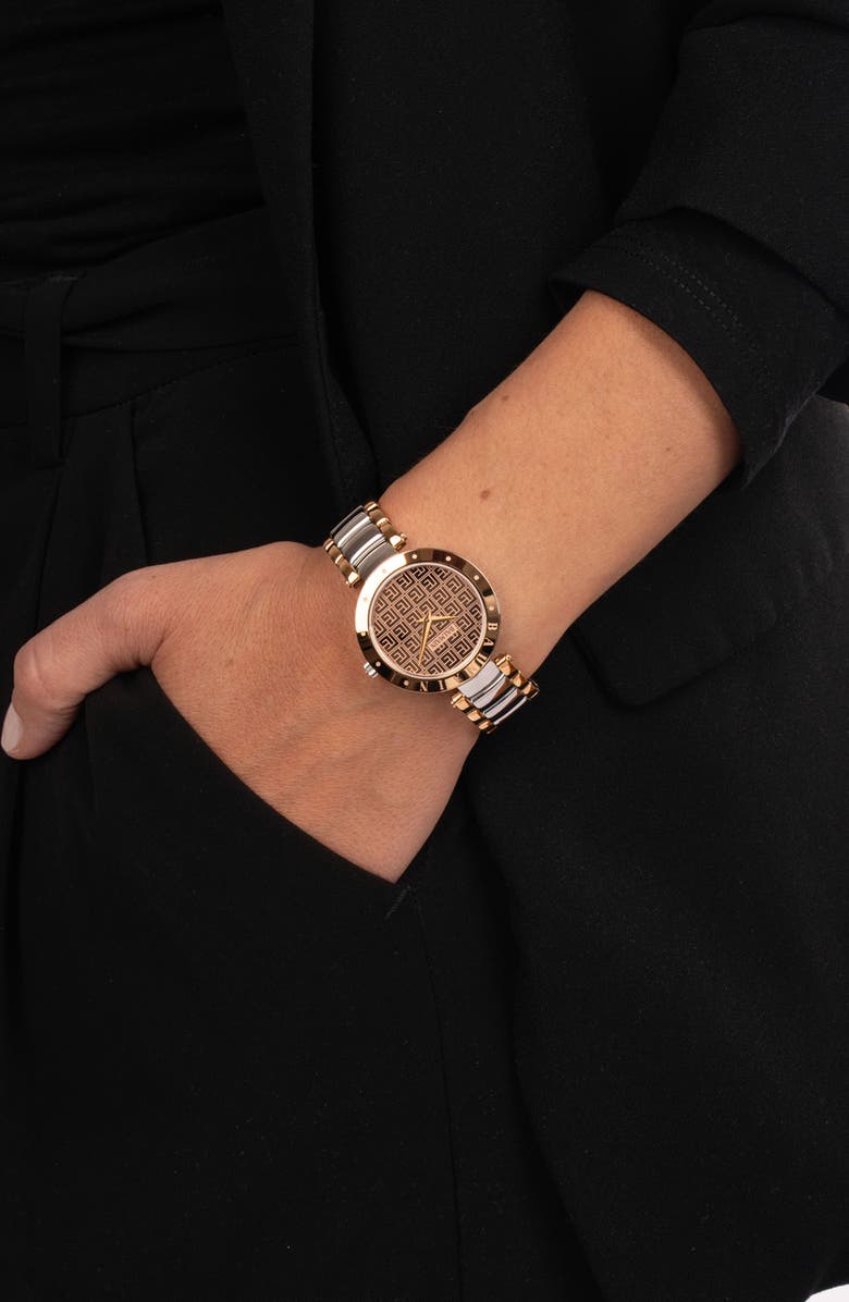 Balmain ia Bijou Watch, 33mm, Alternate, color, Two Tone Steel Rose