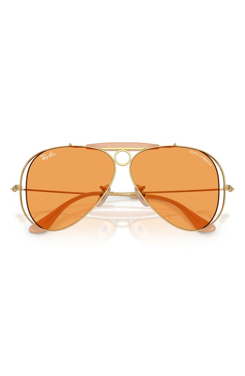 Ray-Ban 53mm Shooter Pilot Sunglasses, Alternate, color, 
