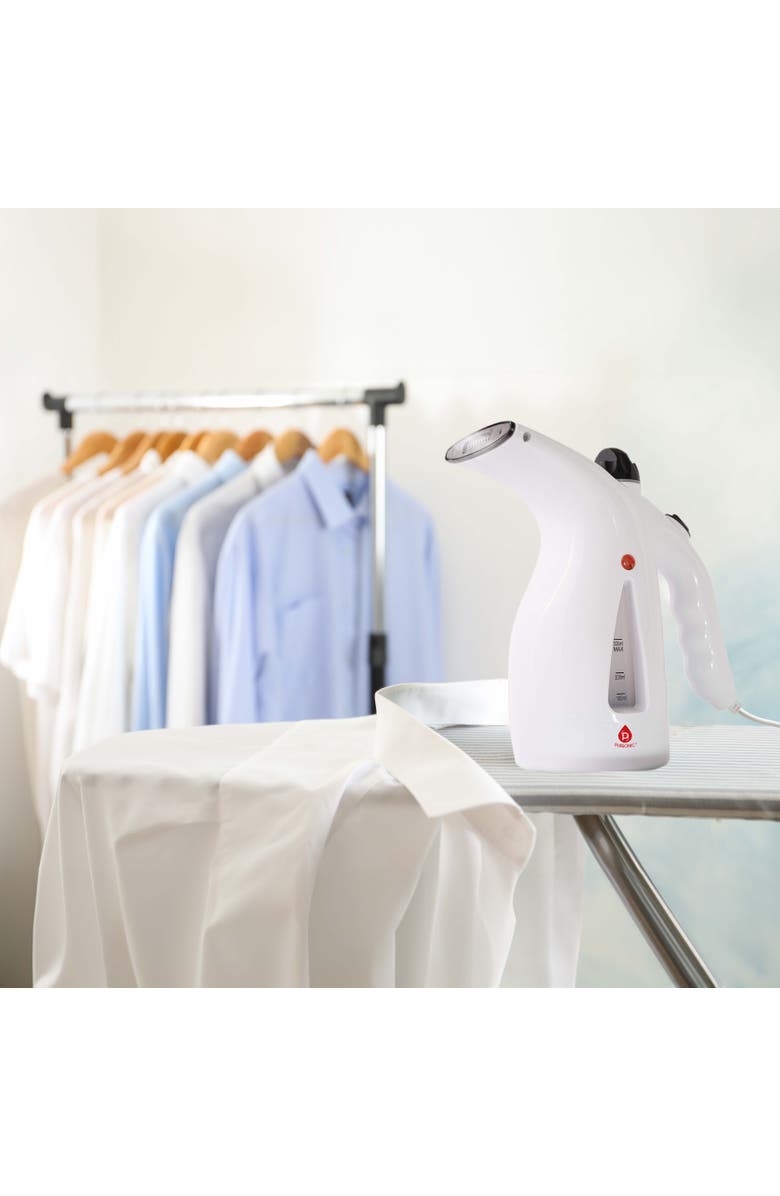 PURSONIC Handheld Travel Clothes Garment Steamer, Alternate, color, White