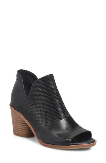 Söfft Molly Open Toe Bootie In Black