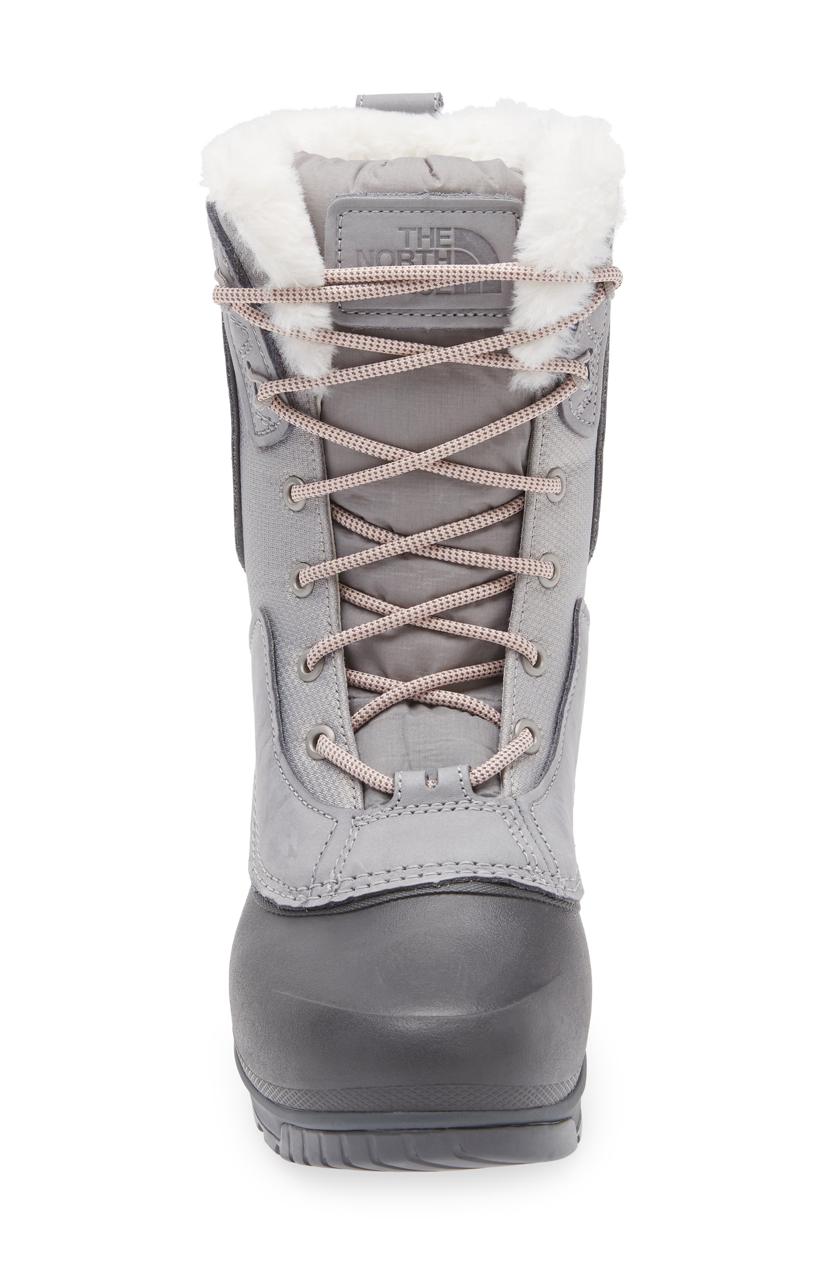 The North Face Shellista IV Mid Waterproof Insulated Winter Boot with Faux Fur Trim, Alternate, color, Meld Grey/ Vanadis Grey