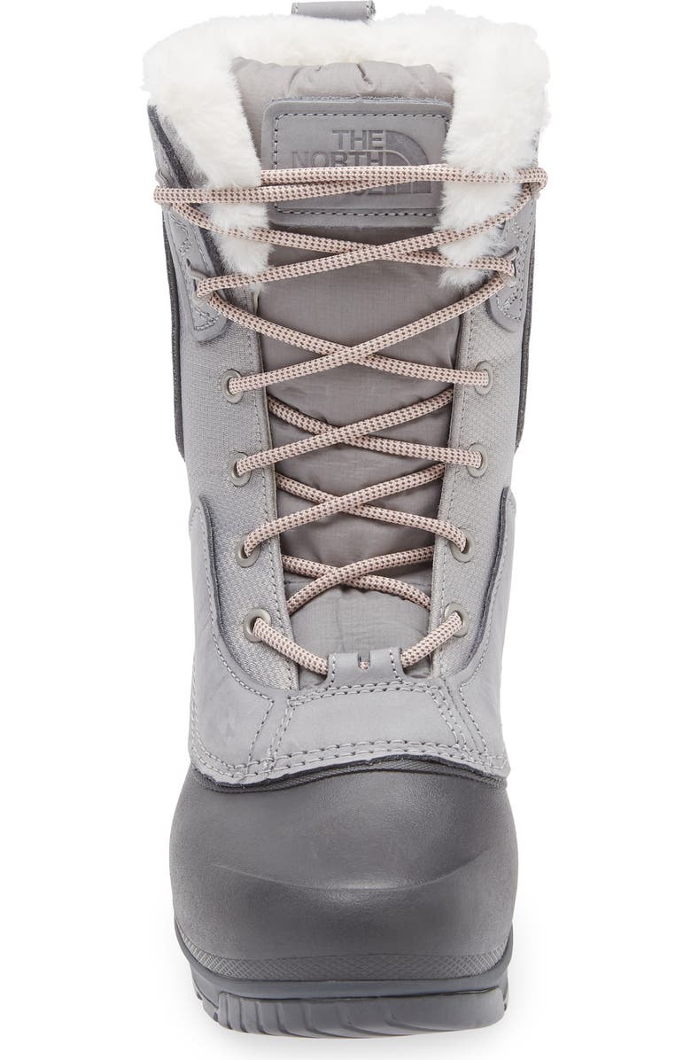 The North Face Shellista IV Mid Waterproof Insulated Winter Boot with Faux Fur Trim, Alternate, color, Meld Grey/ Vanadis Grey