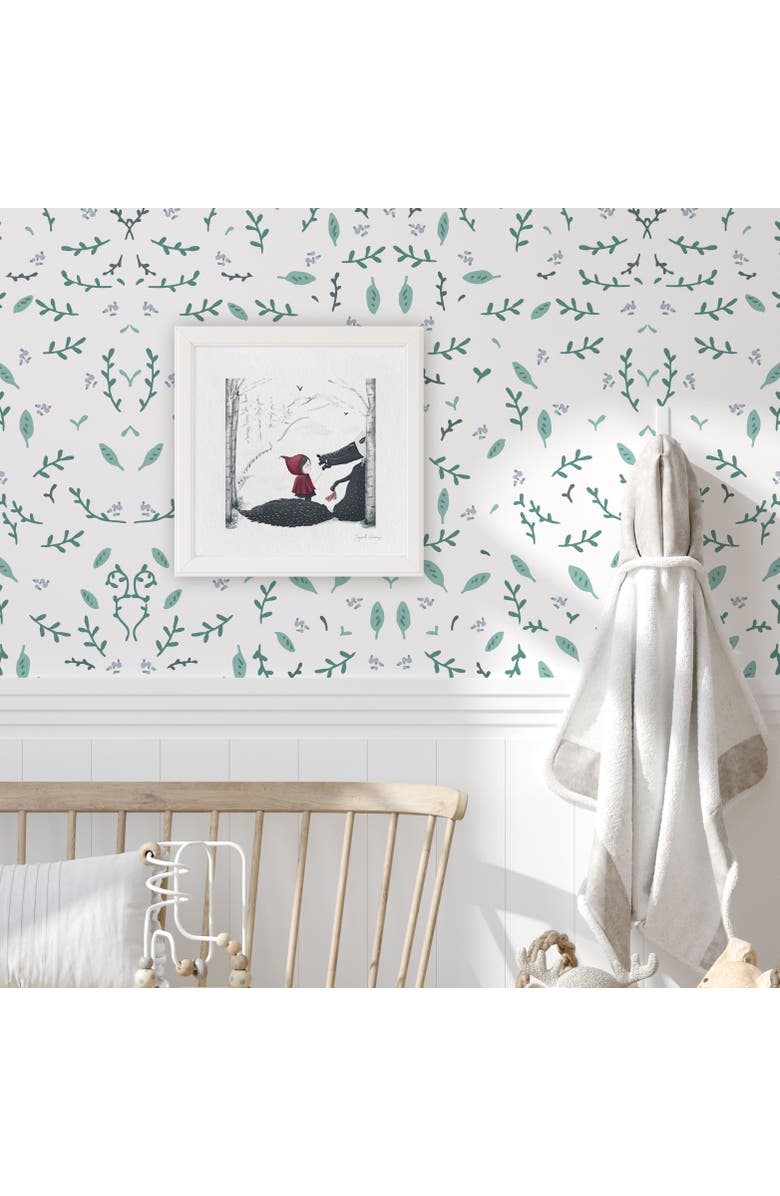 Ramus & Co Little Red Riding Hood Framed Museum Quality 12" x 12" Art Print, Alternate, color, Multicolored