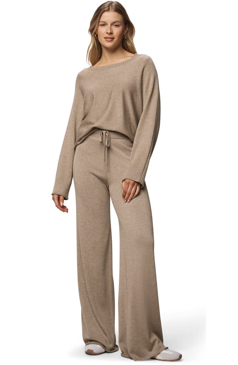 Splendid Georgie Full Length Pants, Alternate, color, Light Cedar Beige Heather