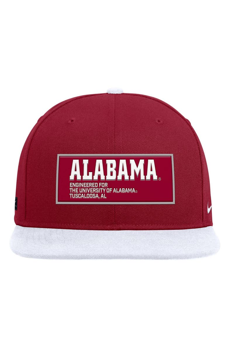 Nike Men's Nike Crimson/White Alabama Crimson Tide 2025 On-Field Patch Pro Dri-FIT Snapback Hat, Alternate, color, Crimson